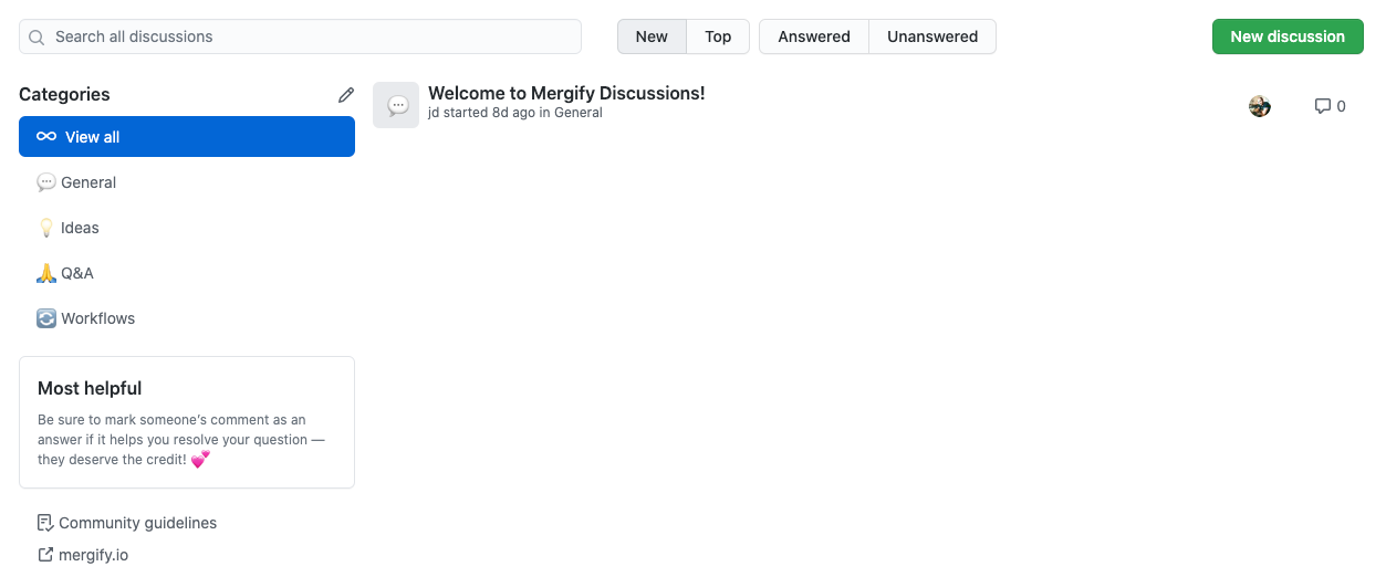 Introducing Mergify Discussions