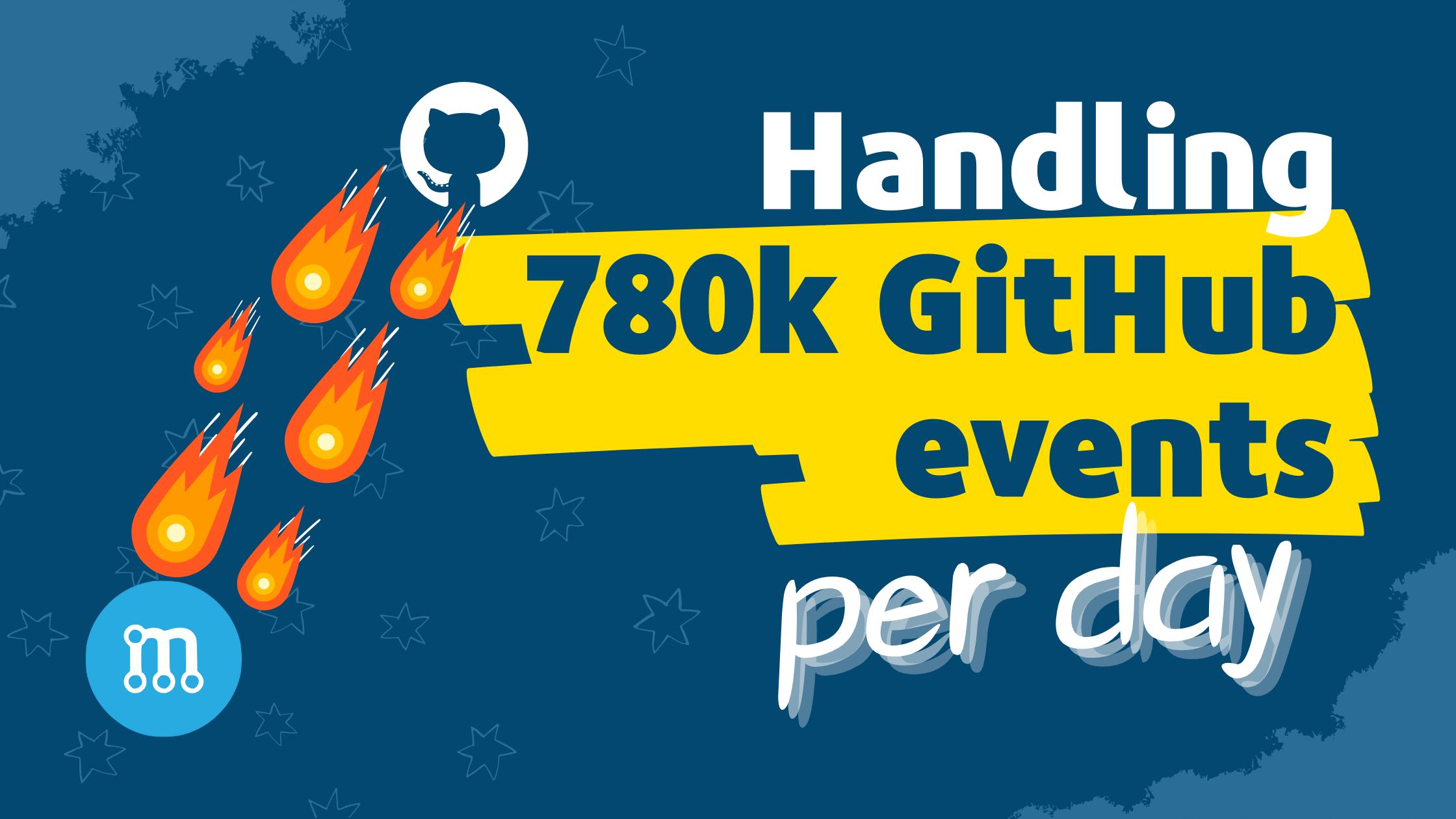Handling 780k GitHub events per day