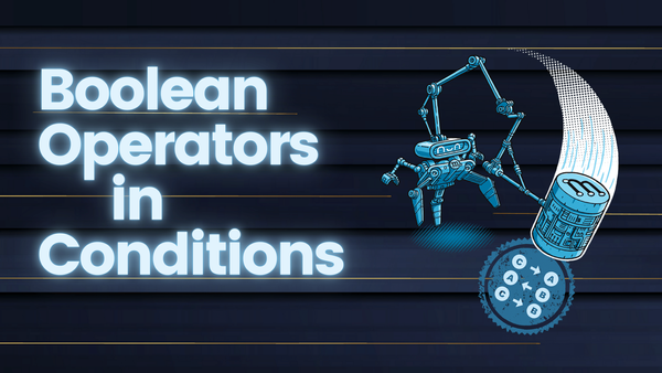 Announcing Boolean Operators in Conditions