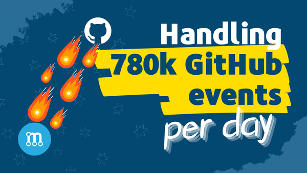 Handling 780k GitHub events per day