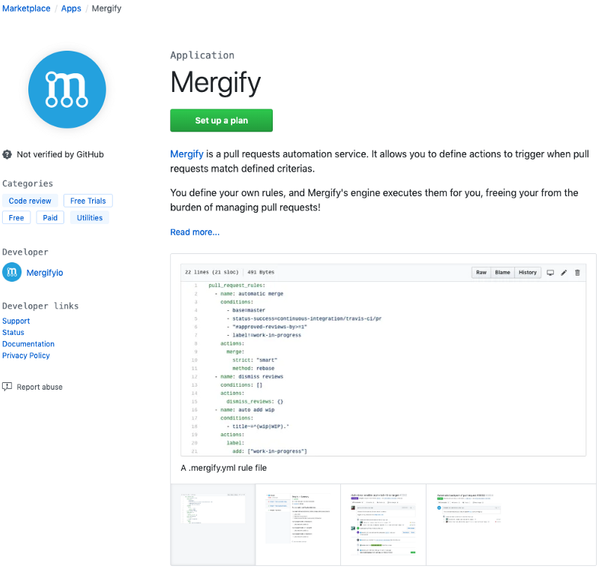 Mergify lands in the GitHub marketplace